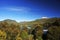 San Martin de los Andes Argentina panoramic view of landscape with mirrored lake in summer mountains