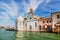 San Michele church on a venetian island. Cemetery in Venice, Italy.