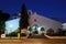 San Miguel church at night, Calahonda, Spain.