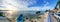 San Miguel de Cozumel, Mexico, sea promenade and waterfront with scenic ocean views of Cozumel Ocean shore