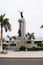 San Miguel de Piura, Piura Peru - A: View of the monument to the hero Miguel Grau in the center of the c