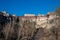 San Pablo bridge and Parador de Cuenca. Saint Paul monastery in