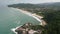 San pancho Mexico Sayulita riviera Nayarit mexican Pacific Ocean Aerial drone