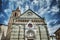 San Paolo church under a dramatic sky in Pistoia