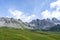 San Pellegrino Pass, Moena , Trentino Alto Adige, Alps, Dolomites, Italy: Landscape at the San Pellegrino Pass 1918 m.It`s a