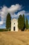 San Quirico d\\\'Orcia Val d\\\'Orcia Tuscany Italy. Chapel Vitaleta (Cappella della Madonna di Vitaleta