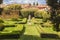 San Quirico. Famous Italian garden of Horti Leonini