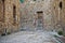 San quirico medieval houses stone wall