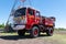 San Rafael, Argentina, november 21, 2020: old 4x4 fire truck in Latin America