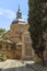 San Roman Street and the Catholic church of San Ildefonso, Toledo, Spain