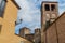 San Sebastian church and Casa de Las Cadenas building in the background in Segovia, Spa