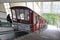 San Sebastian - Donostia, 14th april: Scene Funicular Waggen from Mount Igueldo of Donostia- San Sebastian in Spain