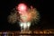 San Sebastian fireworks in summer fair