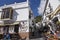 San Sebastian Street In Mijas in the Mountains above the Costa del Sol in Spain