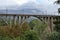 San Severino - Arcata del nuovo ponte ferroviario sul Mingardo