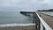 San Simeon pier on the William Randolph Hearst Memorial beach, California