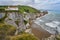 San Telmo Church and the Flysch Cliffs on the coast of Zumaia