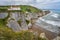 San Telmo Church and the Flysch Cliffs on the coast of Zumaia