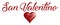 San valentino word, valentine`s day, 3d illustration, embossed red alphabet