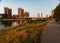 The Sanchaji Bridge on the Xiangjiang River in Changsha