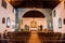 SANCTI SPIRITUS, CUBA - FEB 7, 2016: Interior of the Parroquial Mayor church in Sancti Spiritus, Cuba. Cuba`s oldest
