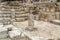 The Sanctuary of the goddess Hera Akraia in a small cove of the Corinthian gulf Archaeological site Heraion, Loutraki-Perachora,