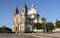 Sanctuary of Our Lady of Sameiro, neoclassical basilica on a hill overlooking surrounding anscape, Braga, Portugal