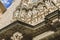 Sanctuary Stone facade of the Montserrat monastery cathedral in