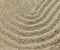 Sand art of Zen philosophy