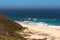 The sand beach along Monterey coast, California