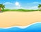 Sand beach background