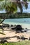 Sand beach in Kauai, Hawaii