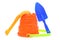 Sand / beach toy set: pail, shovel and rake