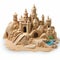 Sand Castle Dreams: Imagining Playful Patterns on the Seashore