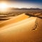 Sand desert hot dirty road Outdoor western nature landscape Road trip travel adventure explore Graphic