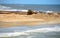 Sand dredger on beach