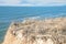 Sand dune cliff on Lake Michigan shore