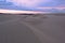 Sand Dune in Newcastle NSW Australia at sunset.