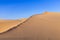 Sand dune in sunrise in the desert