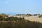 Sand dunes at aegean sea in Kusadasi, Turkey