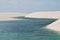 Sand Dunes ans Lagoons in Lencois Maranhenses, Brazil