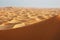 Sand dunes of the arabian desert