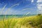 Sand dunes at beach