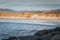 Sand dunes on the beach. Morro Bay, California