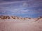 Sand dunes on the beach of Warnemuende on the Baltic Sea