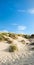 Sand dunes and blue sky, Camber Sands