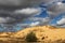 Sand dunes of Europe`s largest desert.