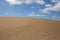 sand dunes . Famous natural park Maspalomas dunes in Gran Canaria at sunset, Canary island, Spain