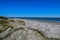 Sand Dunes and a Freighter