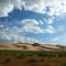 Sand dunes in gobi desert in mongolia